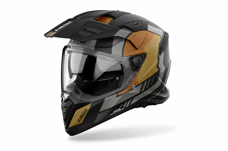 Airoh Kypärä Bandit Horn Kulta matta - Adventure kypärät - D536390 - 1