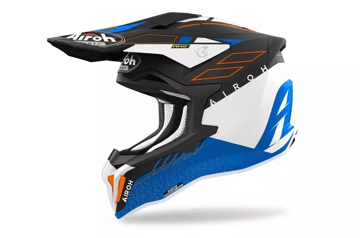 Airoh Strycker Skin sininen matta crossikypärä - Crossikypärät - D448840 - 1