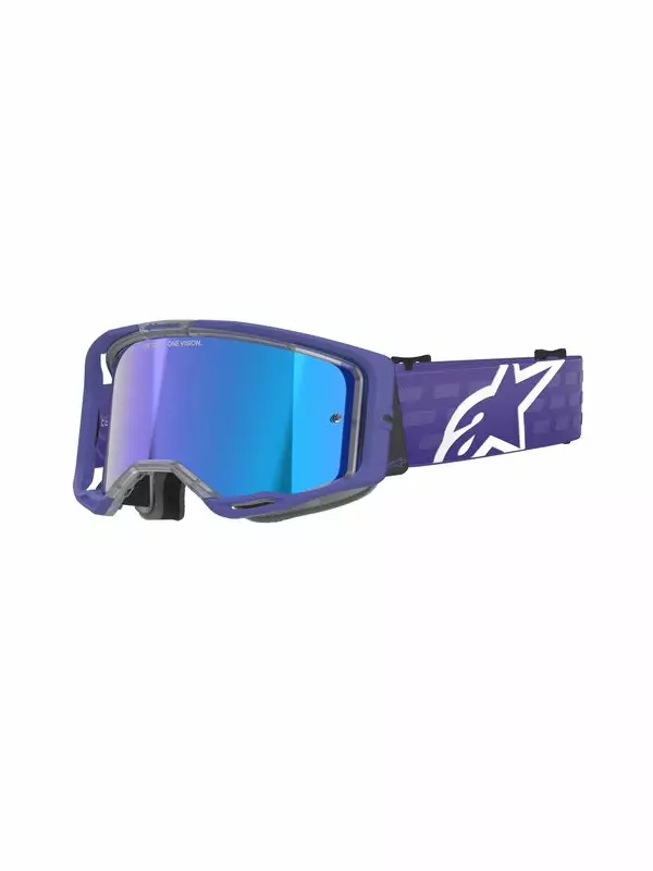 Alpinestars Ajolasit Vision 8 CORP Violetti Sininen peili - Crossilasit - D500290 - 1