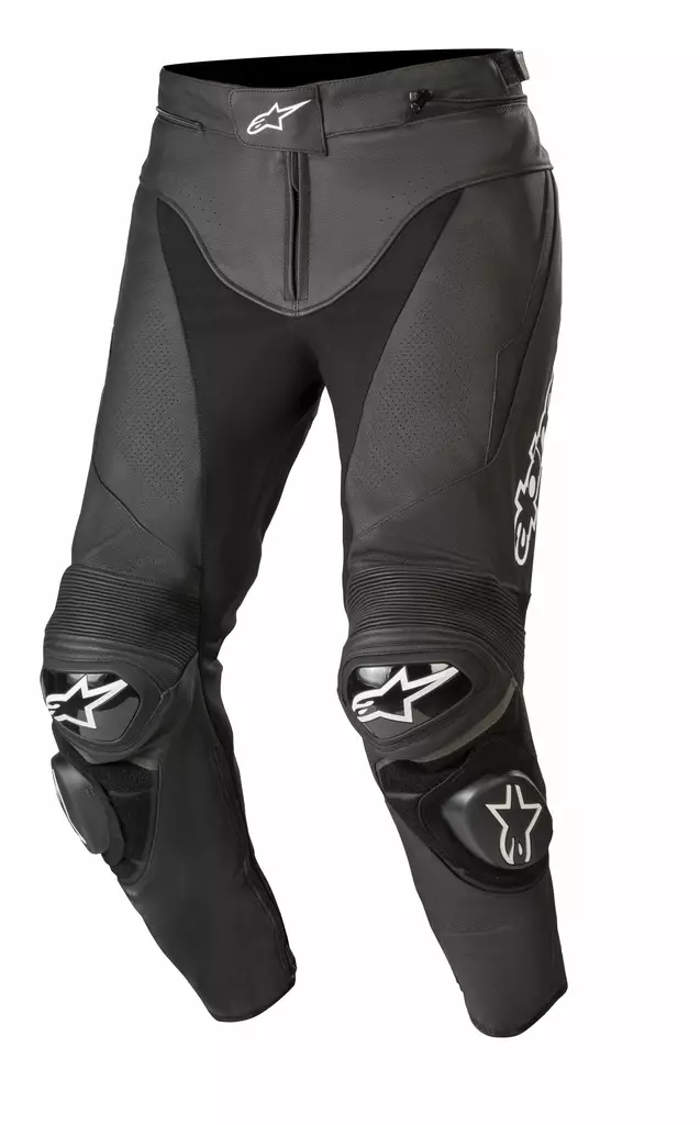 *Alpinestars Nahkahousut Track v2 Musta - Moottoripyörä nahkahousut - D262020 - 1