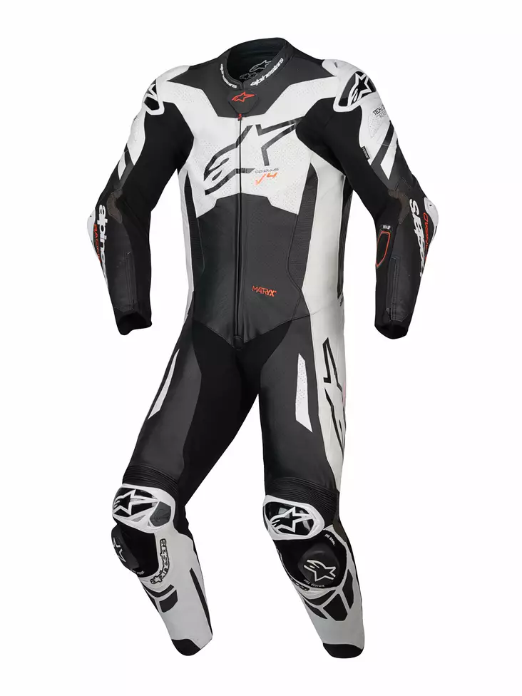 Alpinestars Nahkapuku 1-pcs GP Plus v4 Sprint Musta/Valkoinen - Moottoripyörä nahkapuvut - D505410 - 1