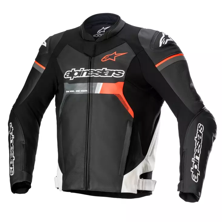Alpinestars Nahkatakki GP Force Tech Air Musta/Valkoinen/Punainen - Moottoripyörä nahkatakit - D413420 - 1