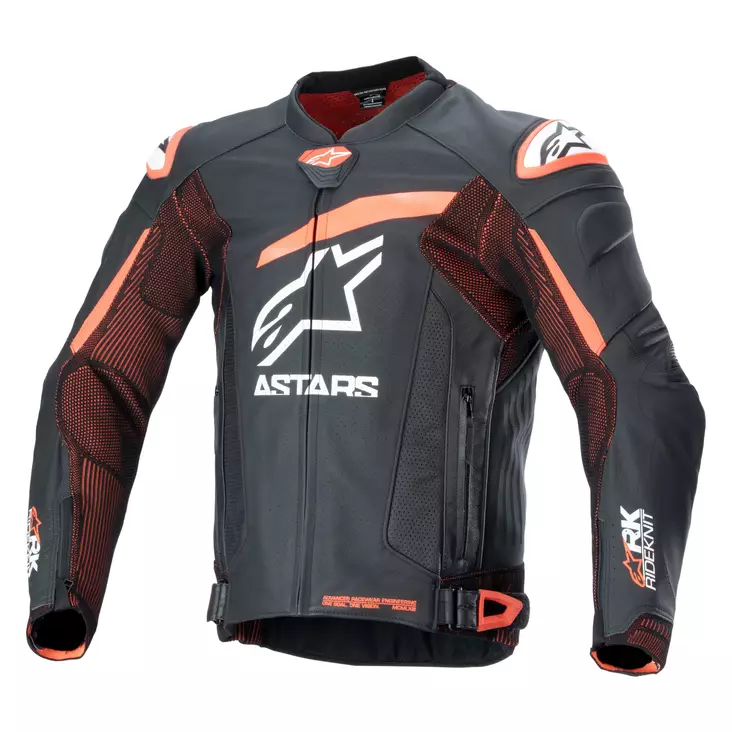 Alpinestars Nahkatakki GP Plus R v4 RK Musta/Punainen Fluo - Moottoripyörä nahkatakit - D489320 - 1
