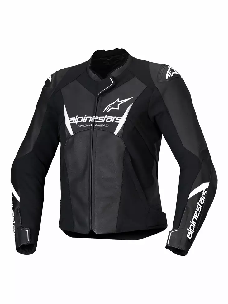 Alpinestars Nahkatakki Naisten Faster v3 Musta/Valkoinen - Moottoripyörä nahkatakit - D496900 - 1