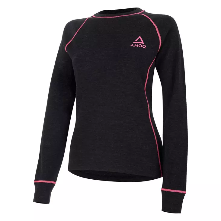 AMOQ 100% Merino naisten aluspaita moottorikelkkailuun - Alusasut kelkkailuun - D444210 - 1