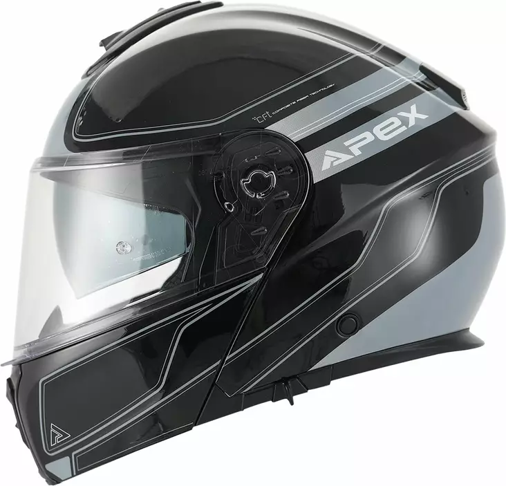 APEX Kypärä MT300 Sydney musta/hopea - Avattavat kypärät - D508070 - 1