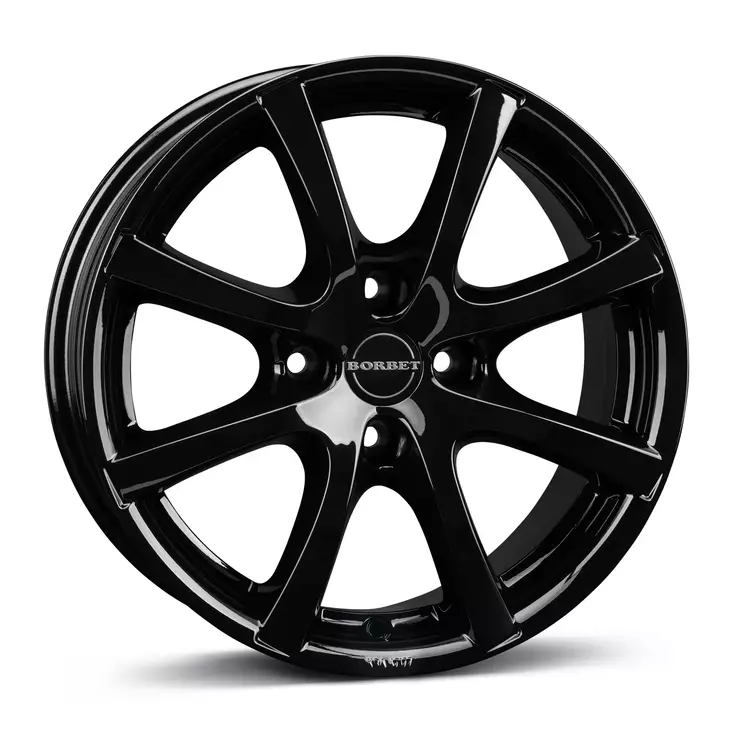 Borbet LV4 65535 black glossy alumiinivanne 6.5x15 - 15-tuumaiset alumiinivanteet - 499-94670 - 1