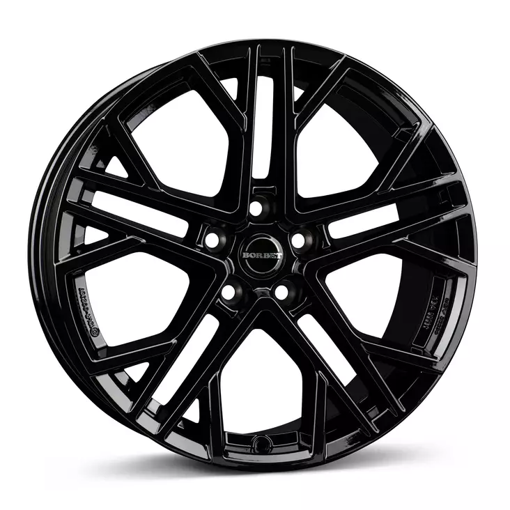 Borbet XV 85930 black glossy alumiinivanne 8.5x19 - 19-tuumaiset alumiinivanteet - 499-176190 - 1