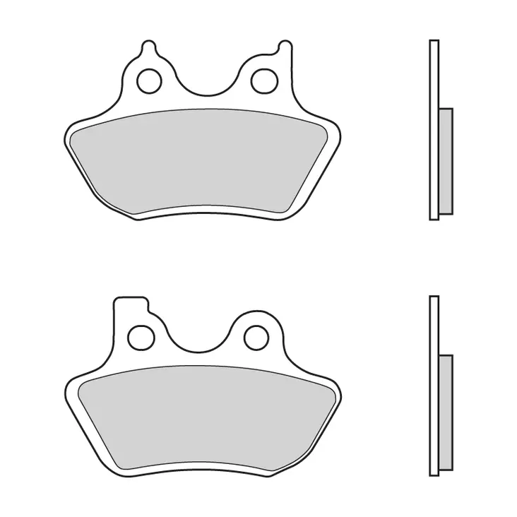 Brembo Jarrupalat Taakse Sintered Road - Moottoripyörän jarrupalat - D416270 - 1