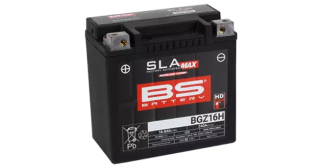 BS Battery BGZ16H (FA) SLA MAX - Sealed & Activated - Motorsport varaosat ja tarvikkeet - D541810 - 1