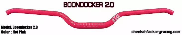 CFR Boondocker Ohjaustanko 2.0 Hot Pinkki - Moottorikelkan ohjaustangot - D304400 - 1