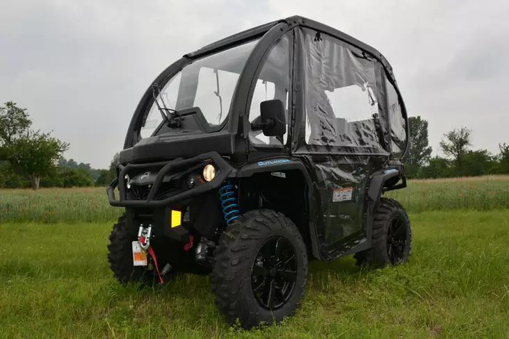 DFK Ohjaamo + pyyhin/pesin Can-Am Outlander Max 650,1000 - Mönkijän DFK lämpöhytit - D472120 - 1