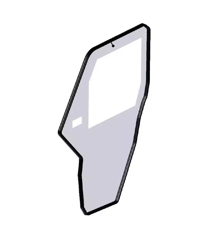 DFK Polykarbonaattipaneeli tiivisteellä Vasen Can-Am Traxter - DFK hyttien varaosat ja tarvikkeet - D495290 - 1