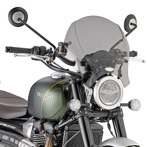 GIVI KIT AIRSTAR TRIUMPH SCRAMBLER - Moottoripyörän katteet ja tuulenohjaimet - D403920 - 1