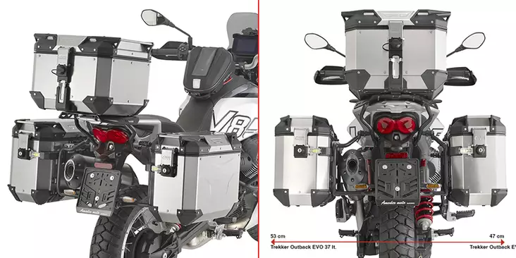 Givi Pannier Holder Moto Guzzi V85 TT (2024) - Kiinnityssarjat ja tavaratelineet - D503630 - 1