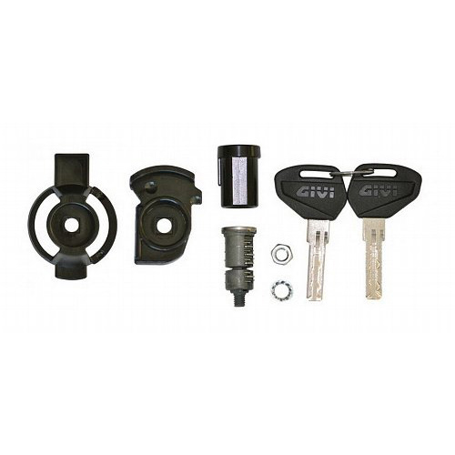 Givi Security lock lukkosarja + 2 avainta - Moottoripyörän laukkujen lisävarusteet - D130680 - 1
