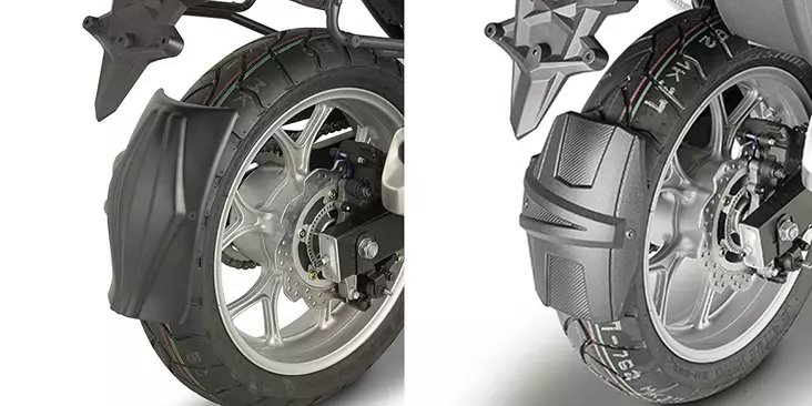 GIVI SPECIFIC SUPPORT FOR MUDGUARD - Offroad lokasuojat ja jatkeet - D331400 - 1