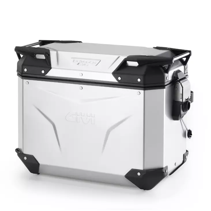 Givi Trekker Outback EVO Anodized Alu side-case Left 44ltr, sold without lock - Moottoripyörän kovat laukut - D520310 - 1
