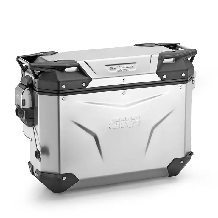 Givi Trekker Outback EVO Cam-Side, alum., right, 37 ltr, sold without lock - Moottoripyörän kovat laukut - D504040 - 1