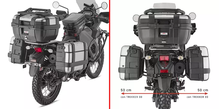 Givi Tub.Pan.Hold.Kawasaki Klr 650 S (2023) - Kiinnityssarjat ja tavaratelineet - D498690 - 1
