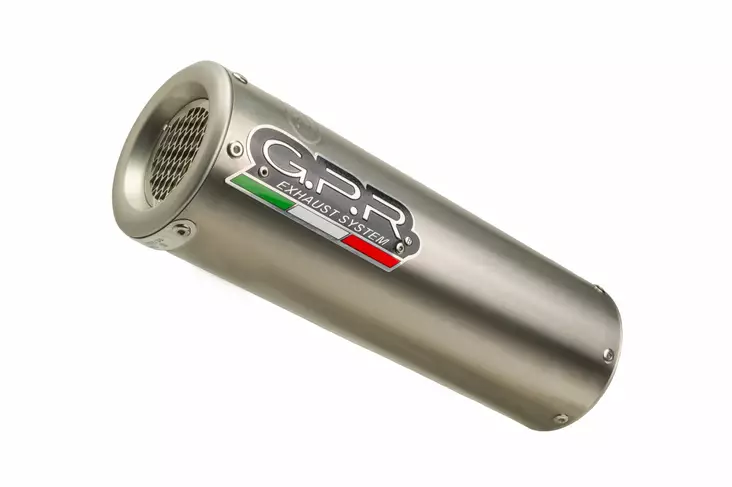 GPR Ducati Monster 821 2017/20 e4 EC-Approv. slip-on exhaust catalized M3 Titani - Moottoripyörän äänenvaimentimet - D426220 - 1