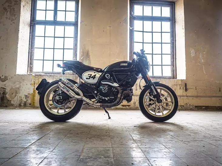 GPR Ducati Scrambler 800 2015/16 Pair of EC-Approv. slip-on exhaust catalized De - Moottoripyörän äänenvaimentimet - D422540 - 1