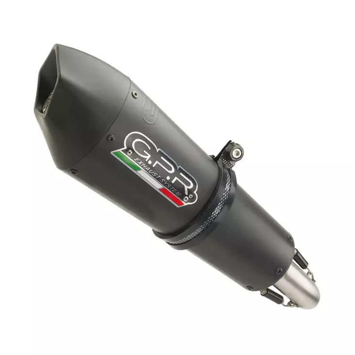 GPR Ktm Enduro 690 R 2019/20 e4 EC-Approv. slip-on exhaust catalized GP Evo4 Bla - Moottoripyörän äänenvaimentimet - D426550 - 1