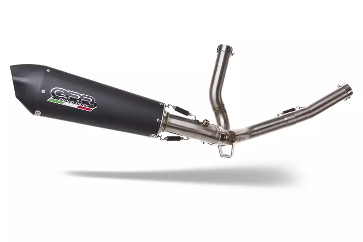 GPR SuzukiV-Strom 650 2021/2024 e5 GP EVO4 BLACK TITANIUM MFS - Moottoripyörän pakoputkistot - D518720 - 1