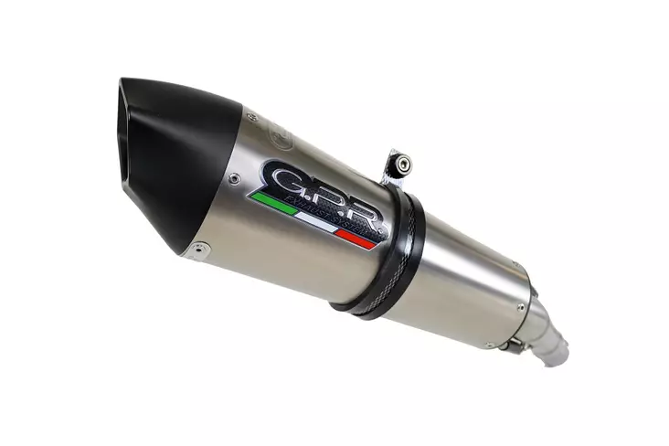 GPR Suzuki V-Strom Dl 650 2012/16 e3 EC-Approv. silencer with mid-full line Gpe - Moottoripyörän pakoputkistot - D424580 - 1