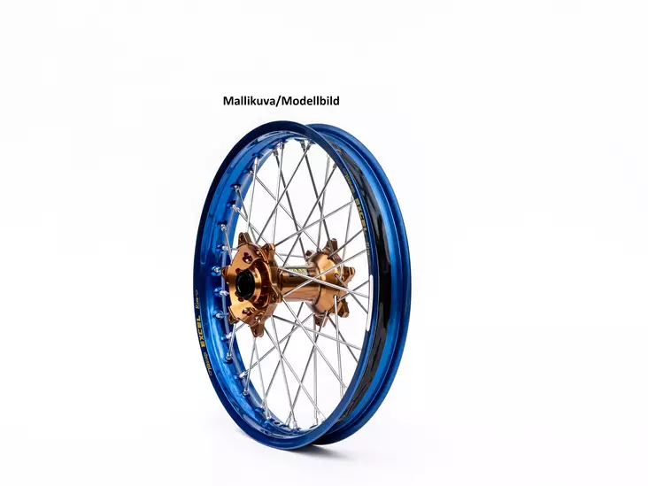 Haan wheel YZF450 09- 19-2,15 BLUE HUB/BLUE RIM/BLUE NIPPLES - Moottoripyörän vanteet - D483080 - 1