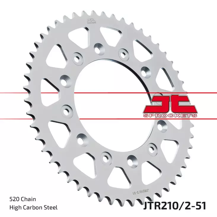 JT Takaratas JTR210/2.51 - Moottoripyörän takarattaat - D524000 - 1