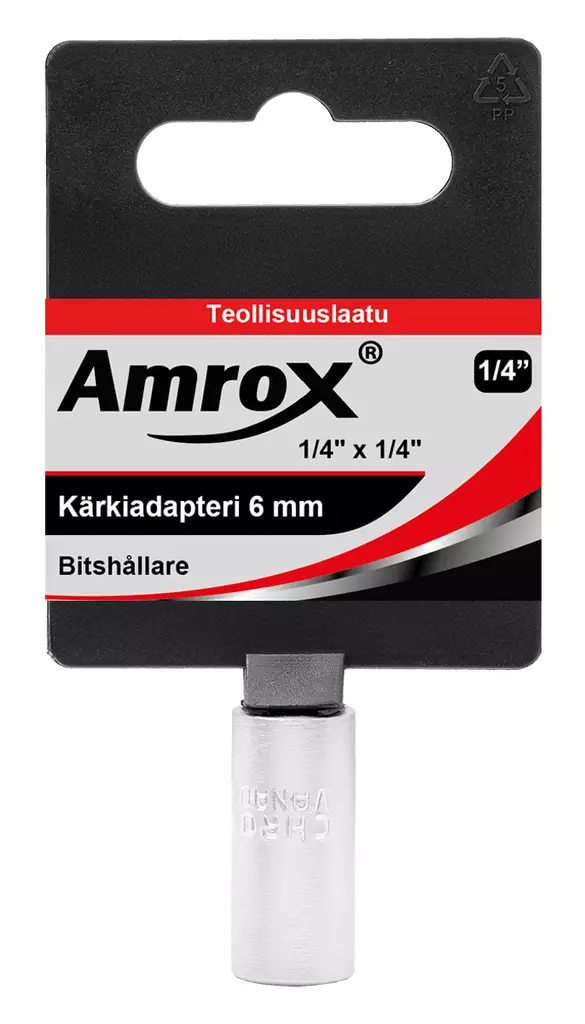 Kärkiadapteri 1/4" x 1/4" 6mm - Ruuvauskärkisarjat - LX16560 - 1