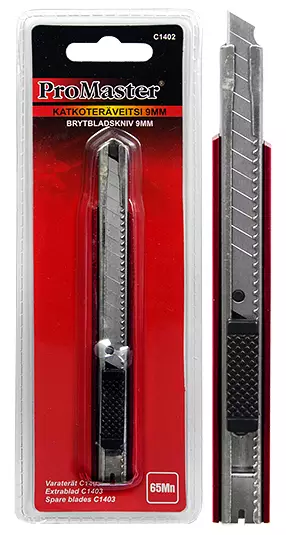 Katkoteräveitsi 9mm - Matto- ja taittoveitset - LX2740 - 1