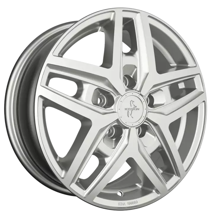 Keskin-Tuning KT C1-5L Silver Painted alumiinivanne 6.5x16 - 16-tuumaiset alumiinivanteet - 499-184400 - 1