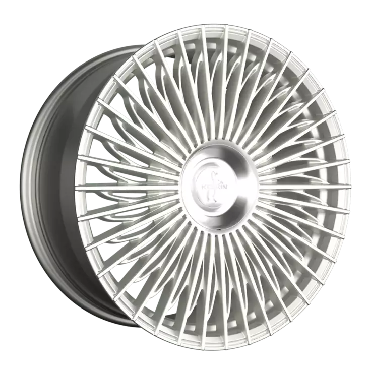Keskin-Tuning KT X1 Silver Front Polish alumiinivanne 8.5x19 - 19-tuumaiset alumiinivanteet - 499-181940 - 1