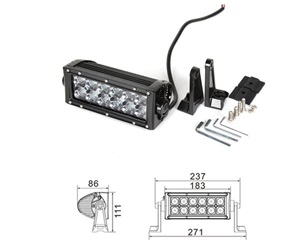 Kinwons Led Kaukovalopaneeli 10-32V 36W - Lisävalot - D235410 - 1