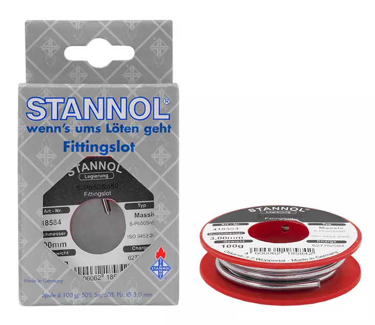 Lasijuotostina 3,0 mm/100g - Juotostinat ja juotostarvikkeet - LX12230 - 1