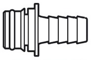 Liitin suoraØ 19mm - Veneen painevesipumput - D123900 - 1