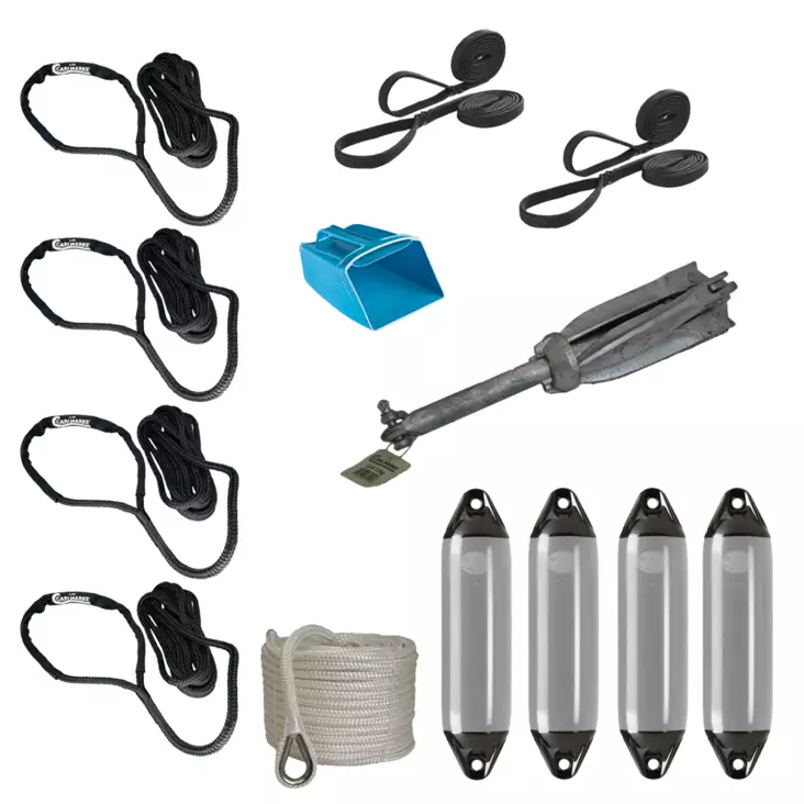 Liros Varustepaketti Harmaa 12mm - Lepuuttaja ja ankkurointipaketit - D465970 - 1