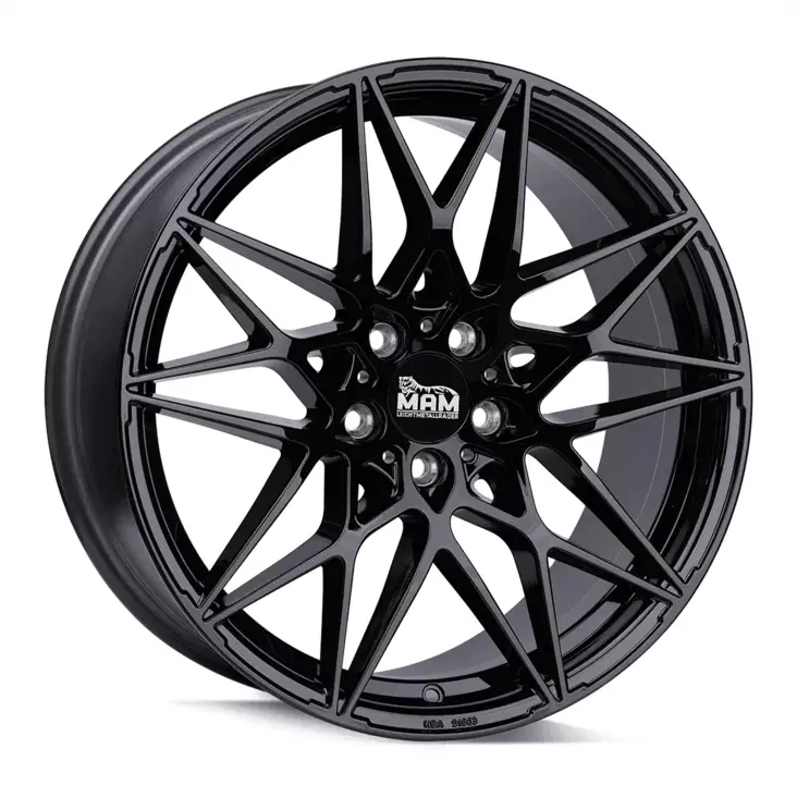 MAM B2 Black Painted alumiinivanne 8.5x19 - 19-tuumaiset alumiinivanteet - 499-70570 - 1