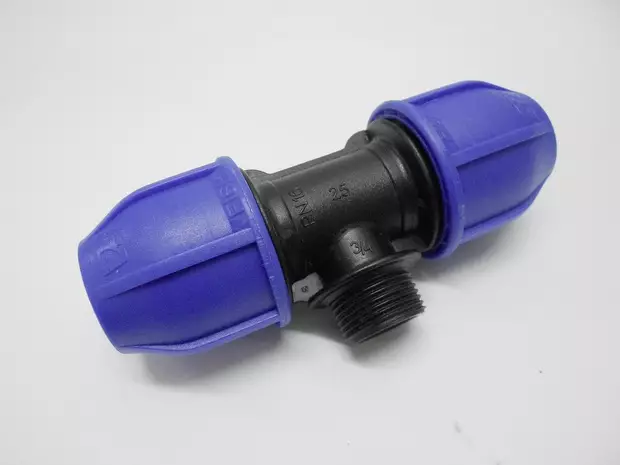 Norma pp compression fitting for tube-ø 40, with branch g1 1/4" et - Tarvikevaraosat - 8000-0070 - 1