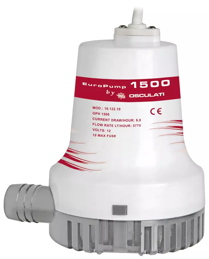 Pilssipumppu Europump II 1500 12v - Veneen pilssipumput - D123870 - 1