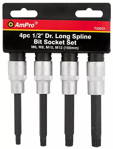 Pitkä xzn-kärkihylsysarja 1/2" 4-os. - Hylsysarjat - LX3010 - 1