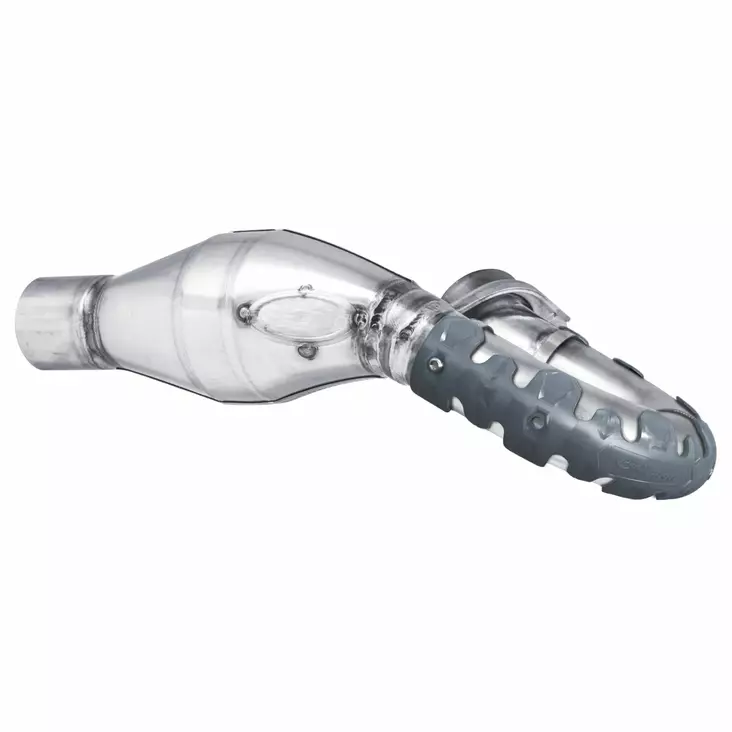 Polisport Armadillo Head Pipe Guard 4T - long version nardo grey (24) - Moottoripyörän pakoputken osat - D344150 - 1