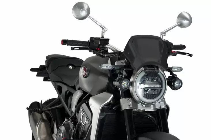 Puig Aluminium Front Plate For Honda Cb1000R Neo Spor - Moottoripyörän katteet ja tuulenohjaimet - D336890 - 1