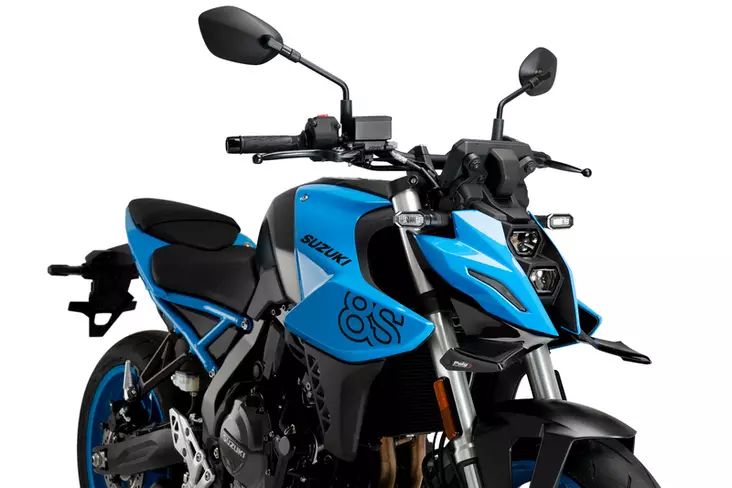 Puig Frontal Spoiler Naked Suzuki Gsx-8S 23' C/Black - Moottoripyörän katteet ja tuulenohjaimet - D510870 - 1