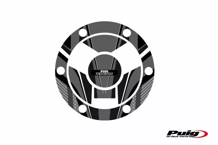 Puig Fuel Cap Cover Mod.Radical Triumph C/Grey - Mallikohatiset tarrasarjat - D301980 - 1