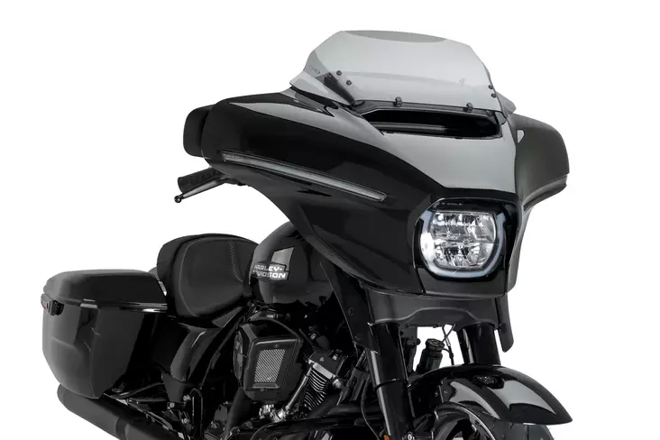 Puig High-Road Sport Screen Harley Davidson Road Glide - Moottoripyörän katteet ja tuulenohjaimet - D523730 - 1