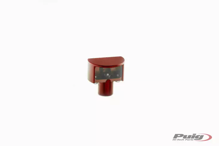 Puig License Light Alum. C/Red - Moottoripyörän muut valot - D297360 - 1
