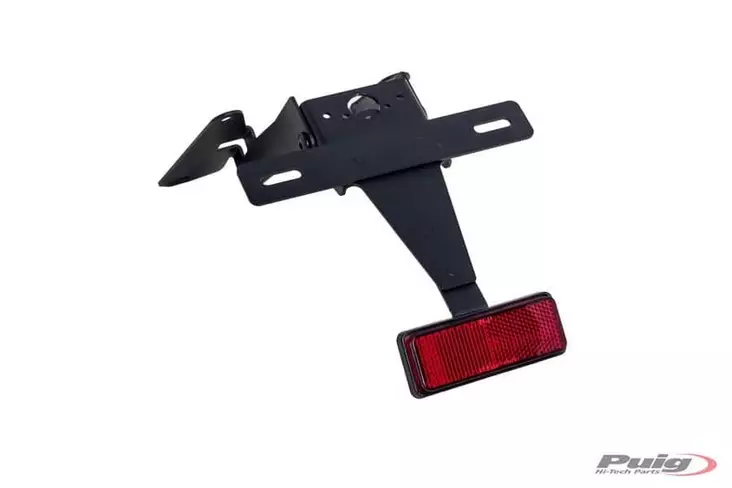 Puig License Support Suzuki Gsxr6/750 06-07' C/Black - Moottoripyörän rekisterikilven telineet - D59710 - 1